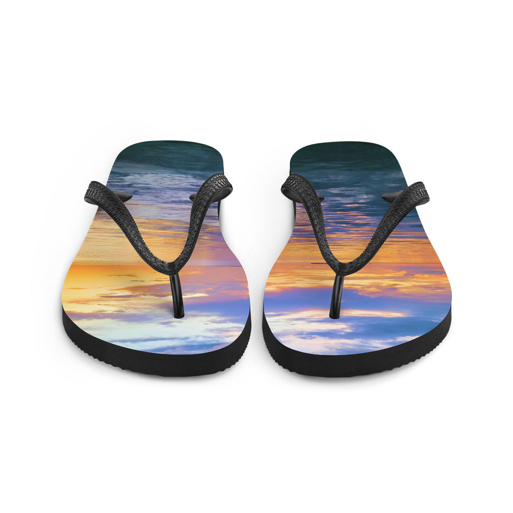 Experience Sunshine on Your Feet with The Florida Keys Sunset Flip Flops