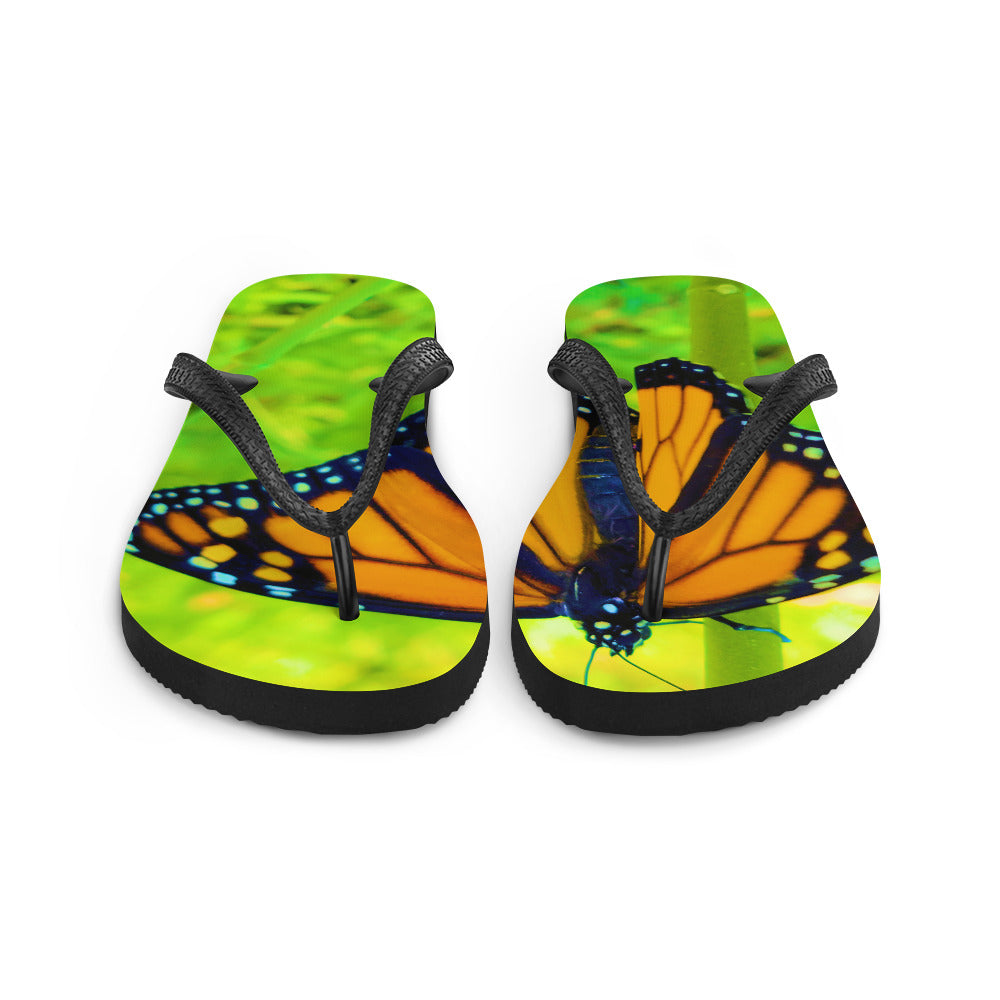 The Monarch Butterfly Flip-Flops