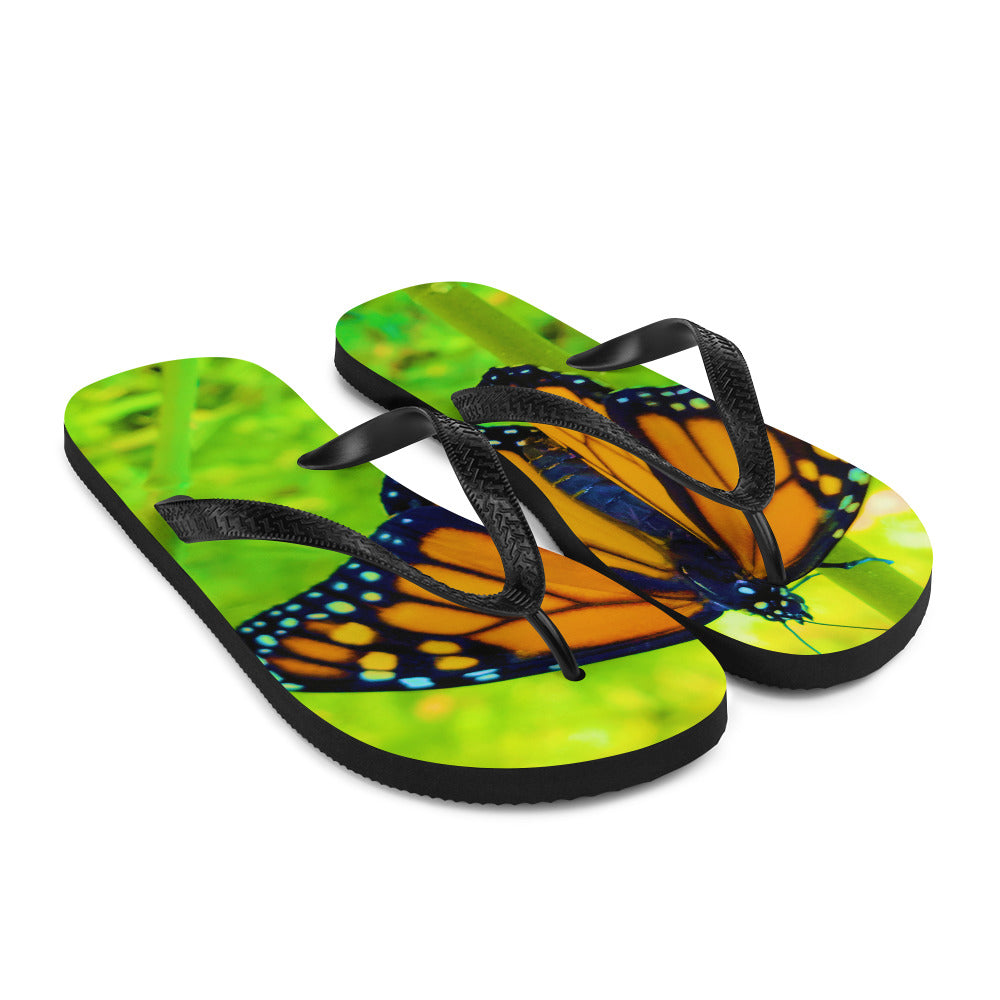 The Monarch Butterfly Flip-Flops