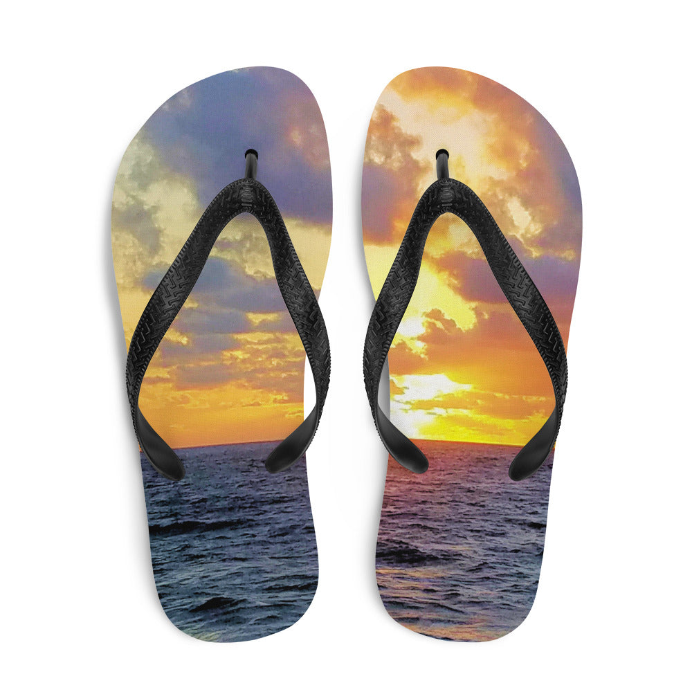 The Tropical Sunrise Flip-Flops