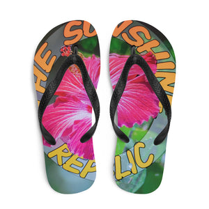 The Sunshine Republic Hibiscus Flip-Flops