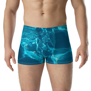 Stay Comfy and Stylish with Our Blue Pool Florida Boxer Briefs