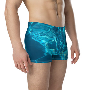 Stay Comfy and Stylish with Our Blue Pool Florida Boxer Briefs