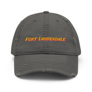 Distressed Lauderdale Legacy Dad Hat: Vintage Vibe