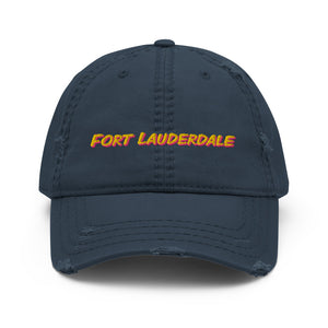 Distressed Lauderdale Legacy Dad Hat: Vintage Vibe