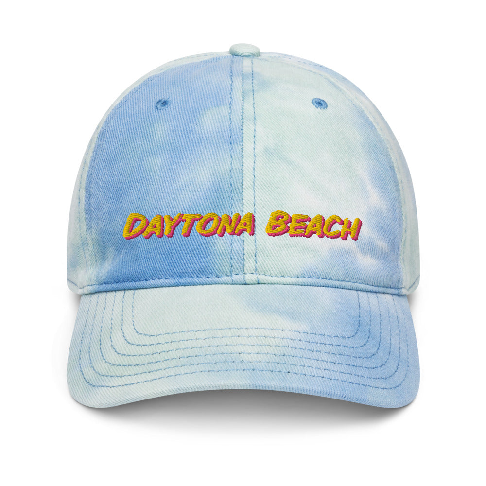 The Daytona Beach Tie Dye Baseball Cap