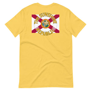 The Sunshine Republic Florida Flag T-Shirt
