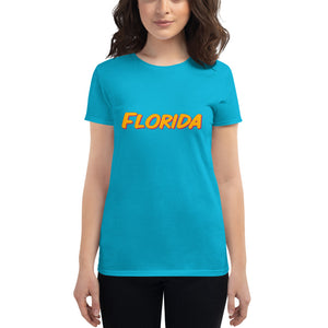 Sunshine Hug Women's Short Sleeve T-shirt: Embrace the Florida Warmth