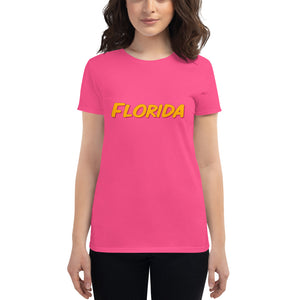 Sunshine Hug Women's Short Sleeve T-shirt: Embrace the Florida Warmth